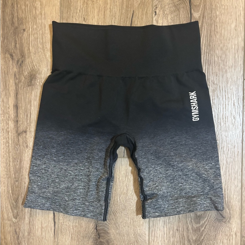 Gymshark Black and Gray Biker shorts